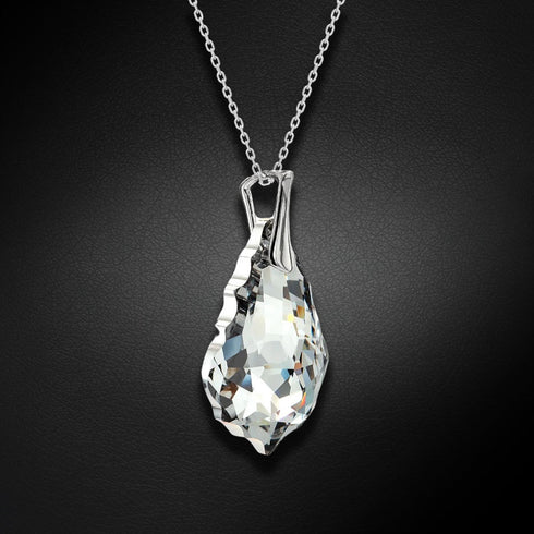 Sudraba kulons "Baroka V (Comet Argent Light)" ar Swarovski™ kristāliem